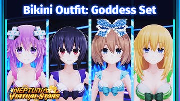 Neptunia Virtual Stars - Bikini Outfit: Goddess Set