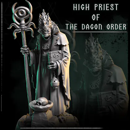 Grand Priest of the Dagon Order - Innsmouth People