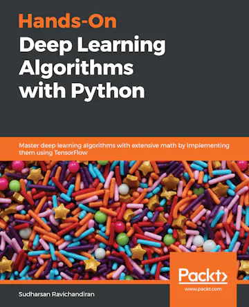 Product cover for Hands-On Deep Learning Algorithms with Python
