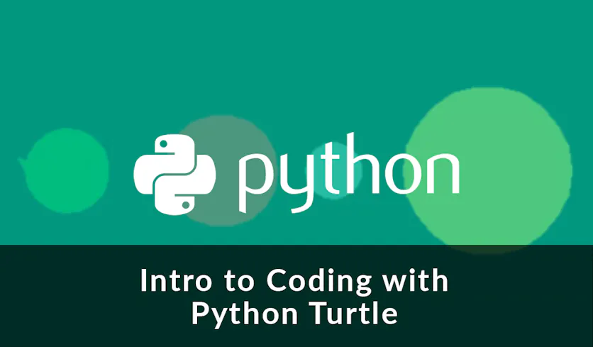 Product cover for Intro to Coding with Python Turtle
