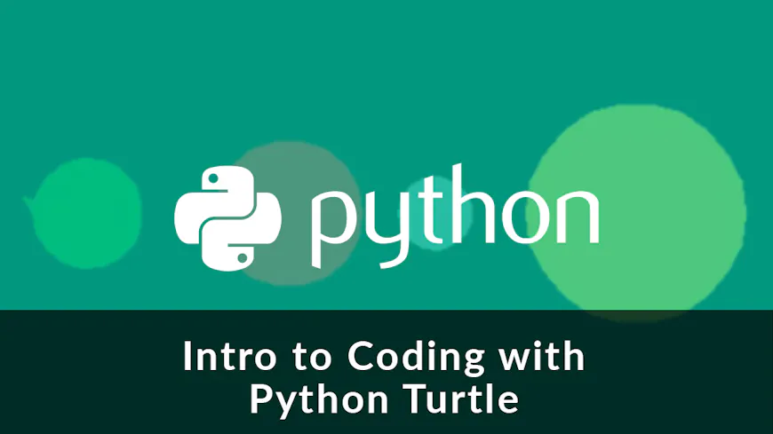 Product cover for Intro to Coding with Python Turtle