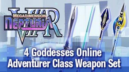 Product cover for Megadimension Neptunia VIIR - 4 Goddesses Online Adventurer Class Weapon Set - DLC