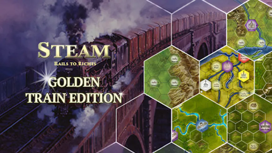 Product cover for Steam: Rails to Riches - Golden Train Edition