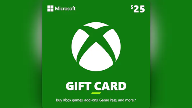 Xbox Digital Gift Card (US) - $25 | Xbox | Fanatical