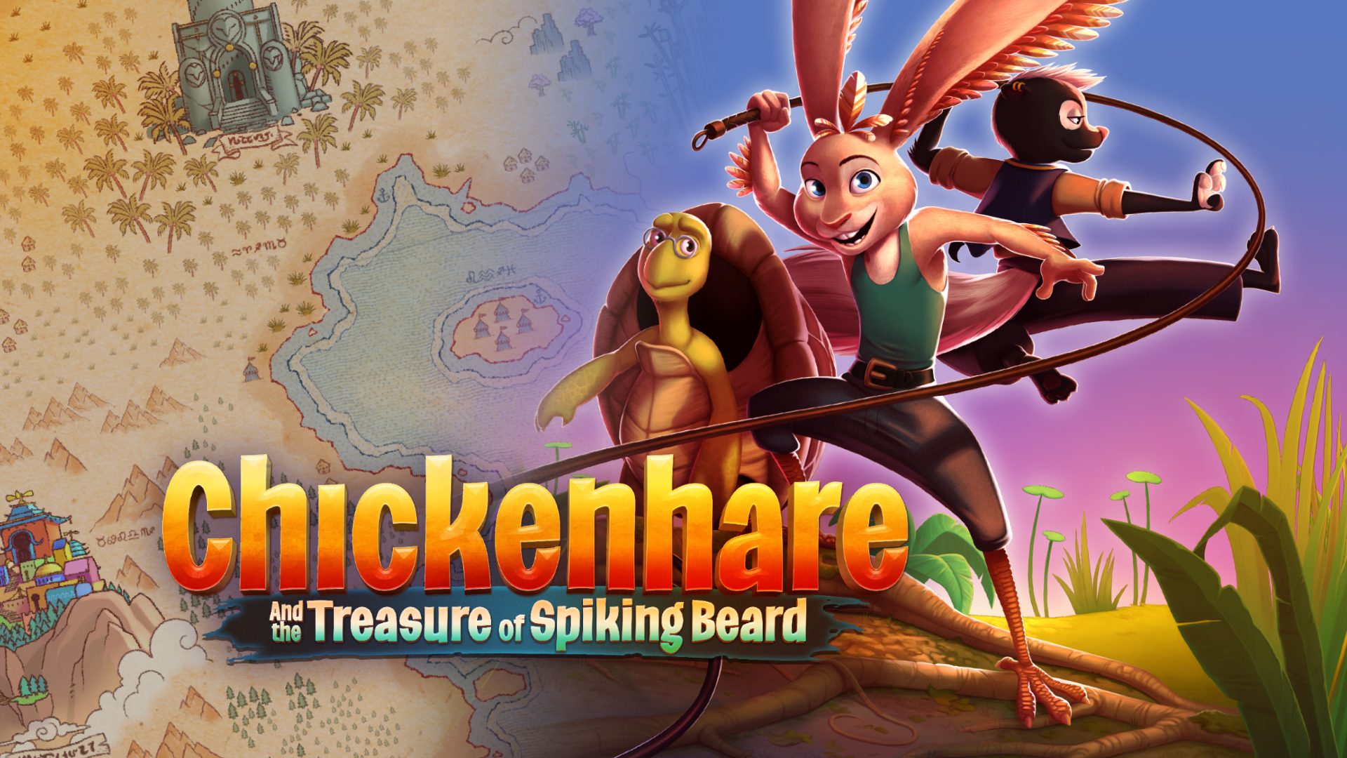 Chickenhare and the treasure of Spiking-Beard