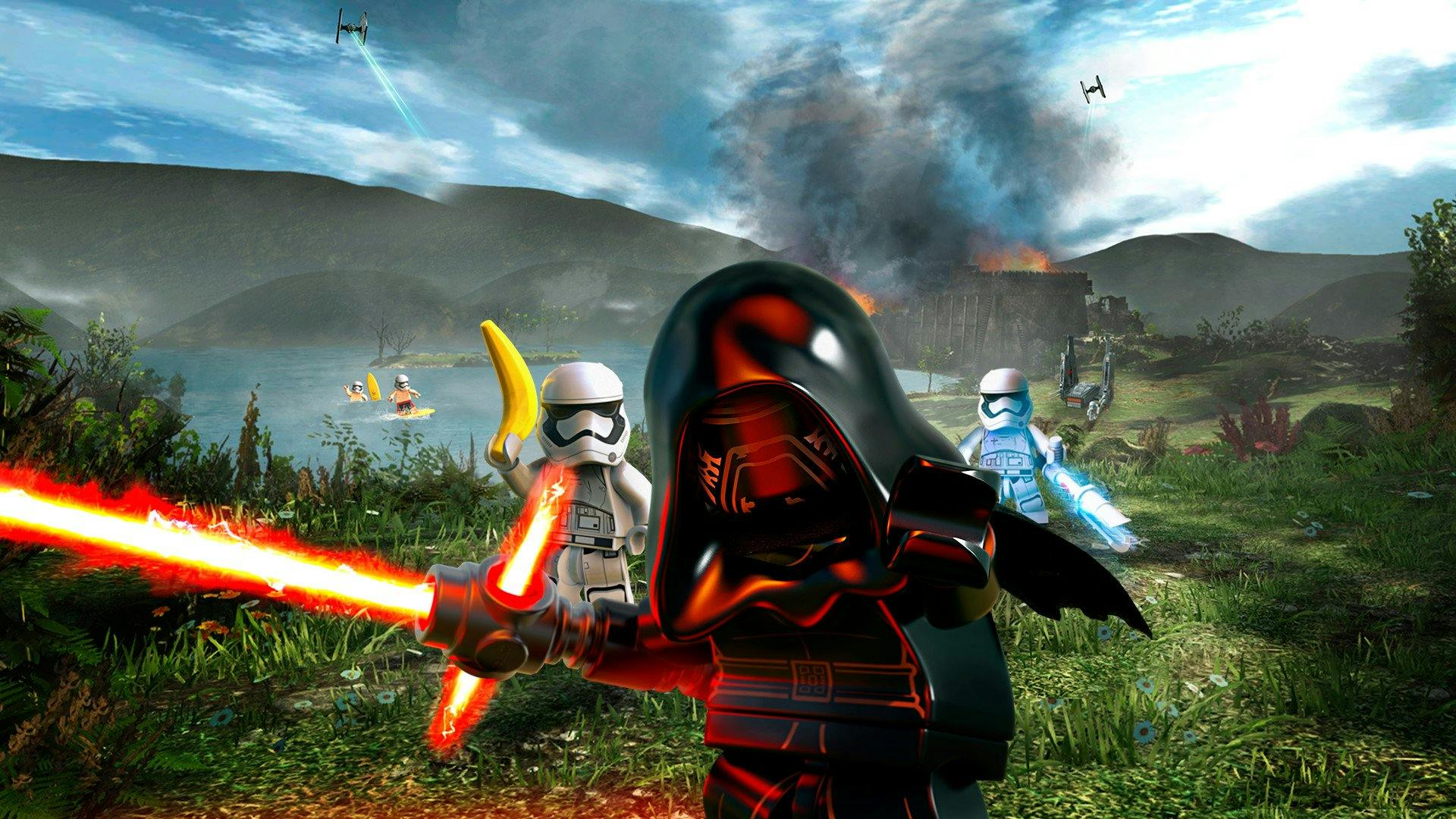 Lego Star Wars The Force Awakens First Order Siege Of Takodana Level
