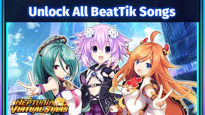 Product cover for Neptunia Virtual Stars - Unlock All BeatTik Songs - DLC