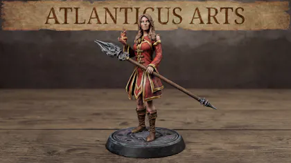 Female Human Sorcerer - Elyndra Vale - Firebolt