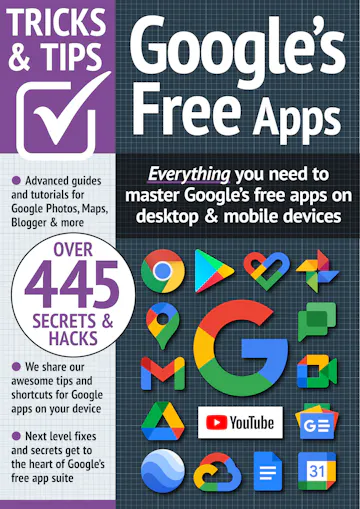 Product cover for Google's Free Apps Tricks & Tips