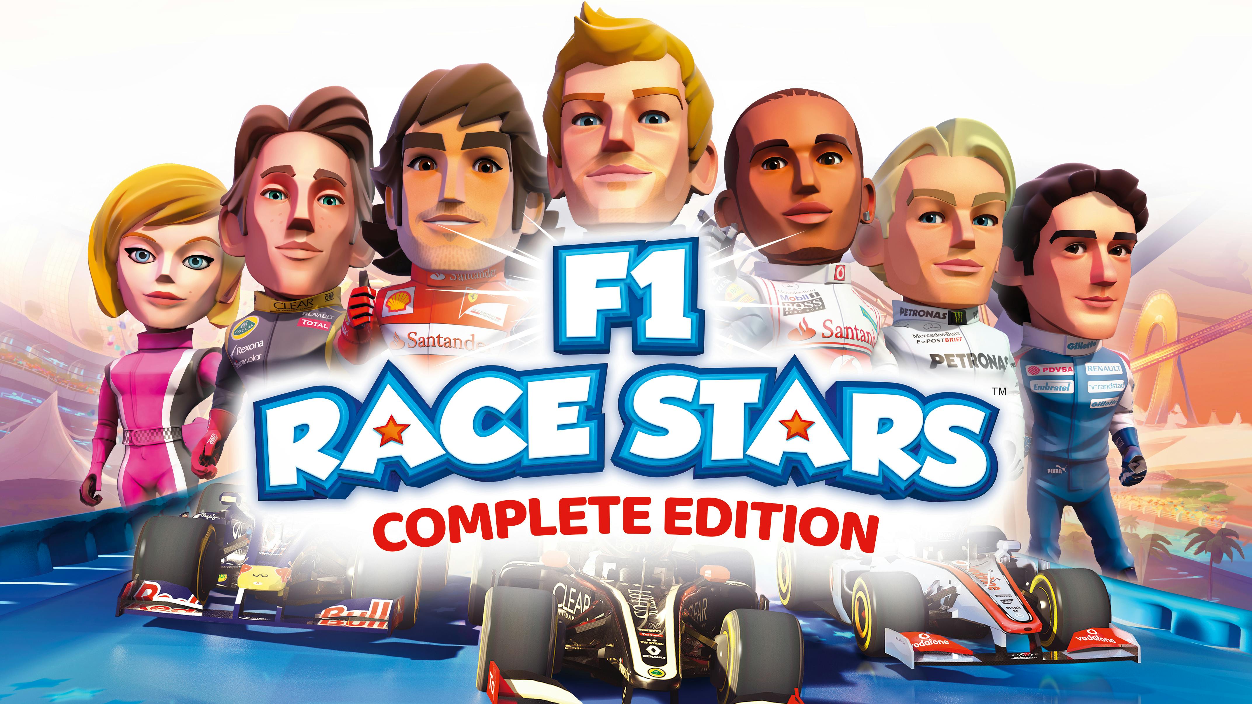 Stars complete. Игра f1 Race Stars. F1 Race Stars журнал.