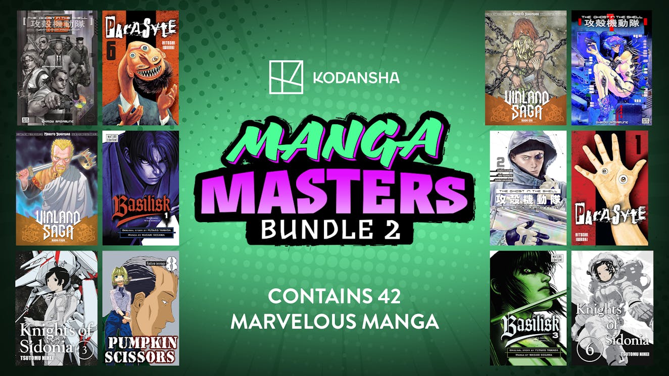 Get over $850 in Kodansha Manga for $20 with the new Manga Masters