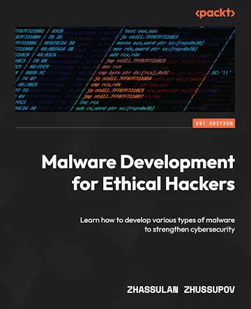 Product cover for Malware Development for Ethical Hackers