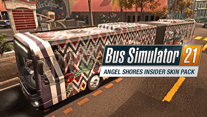 Product cover for Bus Simulator 21 - Angel Shores Insider Skin Pack