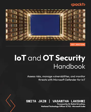 Product cover for IoT and OT Security Handbook