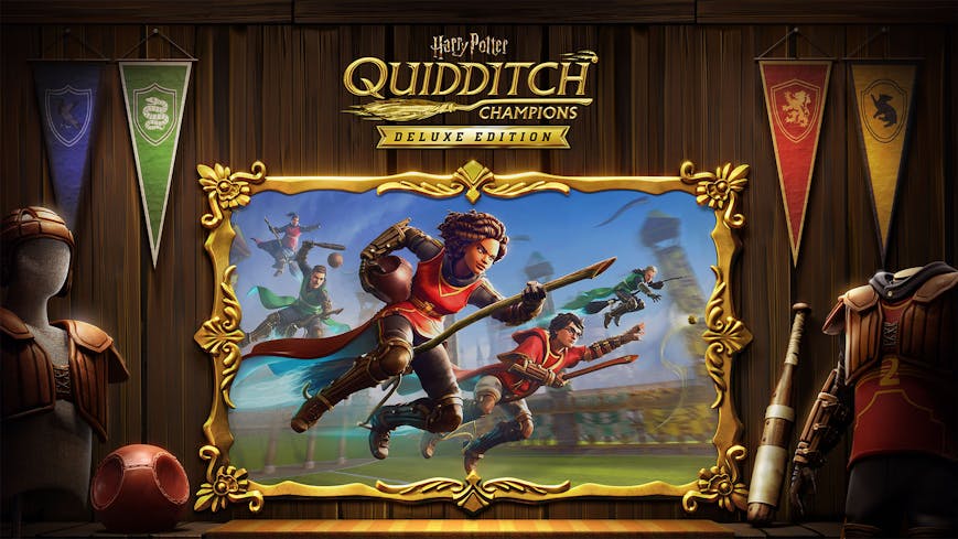 Product cover for Harry Potter: Quidditch Champions Deluxe Edition