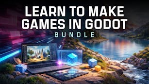Product cover for Learn to Make Games in Godot Bundle