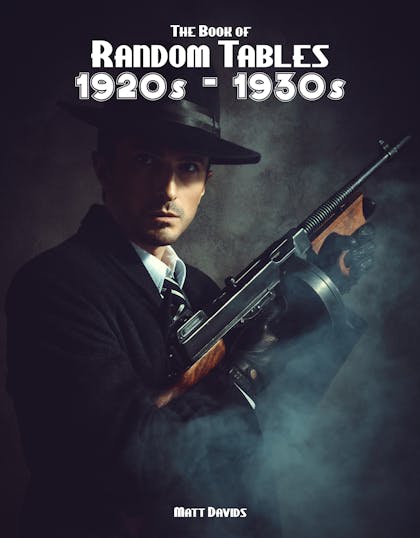 The Book of Random Tables: 1920s-1930s