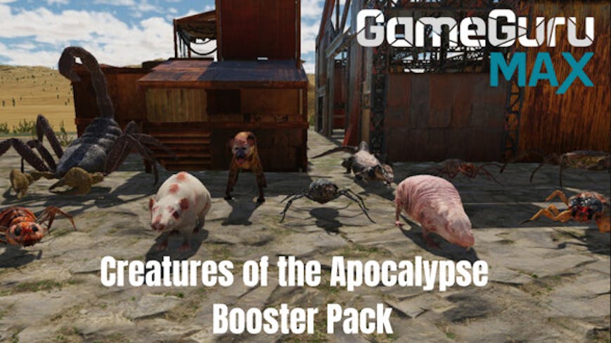 GameGuru MAX Wasteland Booster Pack- Creatures of the Apocalypse