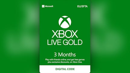 Microsoft Xbox Live Gold 3 Month Membership (UK)