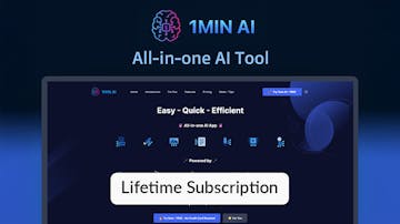 Product cover for 1minAI: Lifetime Subscription