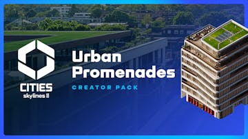 Cities: Skylines II - Creator Pack: Urban Promenades