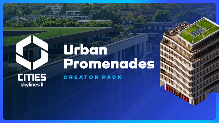 Product cover for Cities: Skylines II - Creator Pack: Urban Promenades