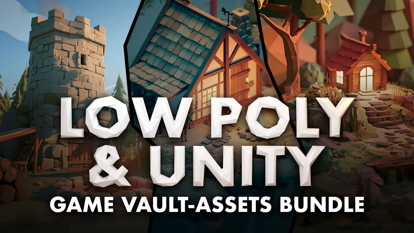 Product cover for Low Poly & Unity Game Vault-Assets Bundle