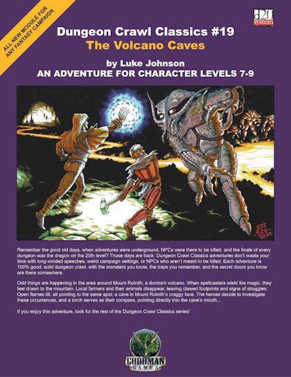 Dungeon Crawl Classics #19: The Volcano Caves