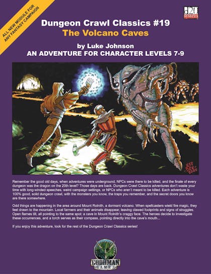 Dungeon Crawl Classics #19: The Volcano Caves