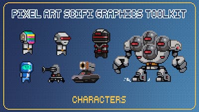 Pixel Art SciFi Graphics Toolkit - Characters