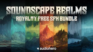 Product cover for Soundscape Realms Royalty Free SFX Bundle