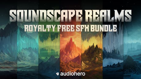 Product cover for Soundscape Realms Royalty Free SFX Bundle