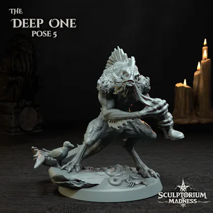 Deep One - pose 5 - Dagon's Tide