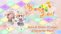 Product cover for 100% Orange Juice - Sora & Sham (Cuties) Character Pack