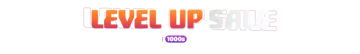 Level Up Sale Footer banner