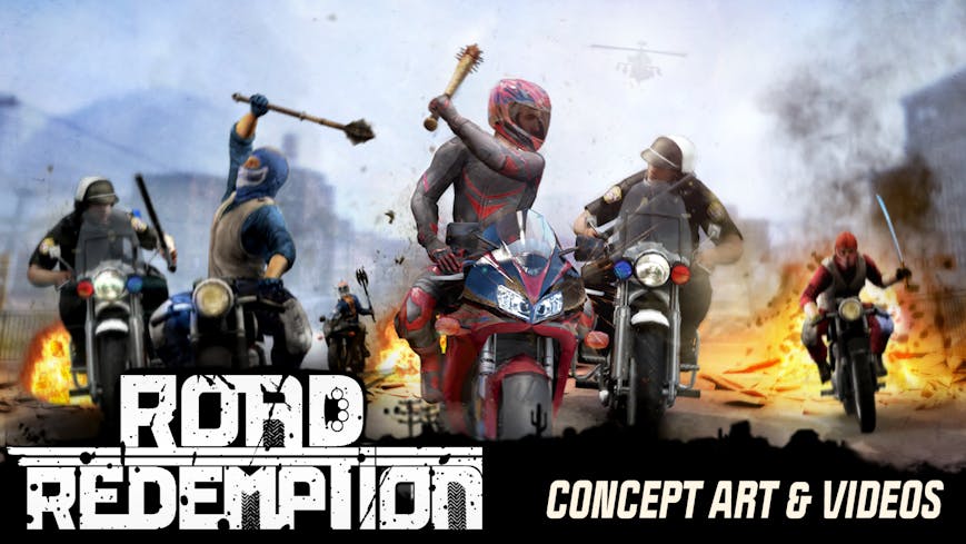 Product cover for Road Redemption - Concept Art and Videos
