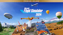 Product cover for Microsoft Flight Simulator 2024 - Premium Deluxe Edition