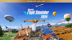 Product cover for Microsoft Flight Simulator 2024 - Premium Deluxe Edition