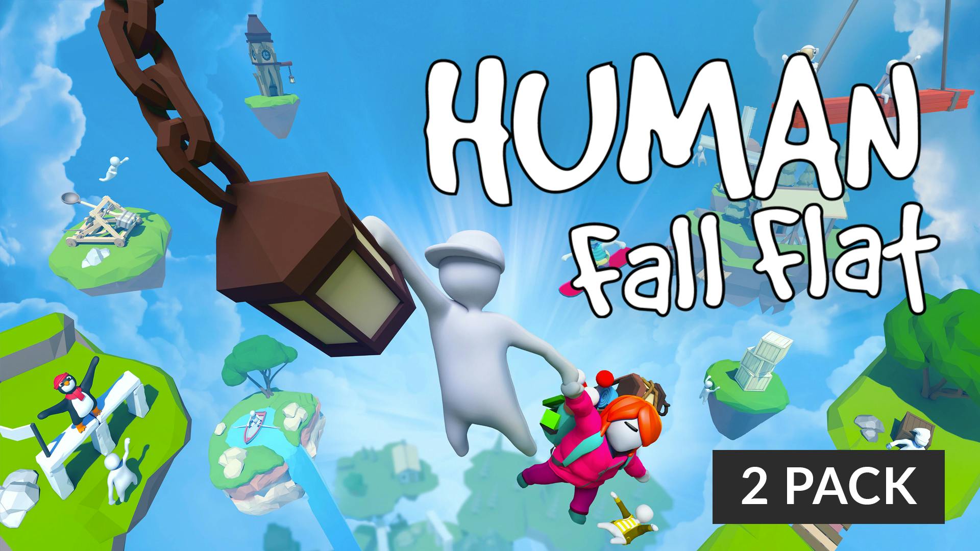 Human Fall Flat 2 pack Steam Game Bundle Fanatical