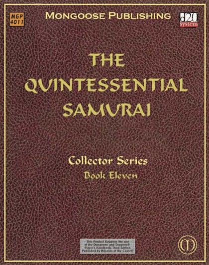 The Quintessential Samurai