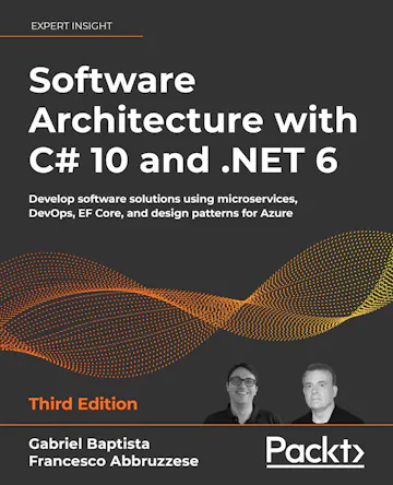 Product cover for Software Architecture with C# 10 and .NET 6 - Third Edition