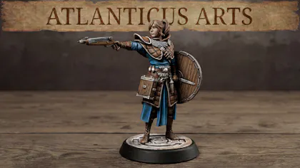 Female Human Artificer - Alera Stormforge - Hand Crossbow