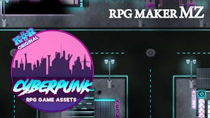 Product cover for RPG Maker MZ - KR Cyberpunk Tileset - DLC