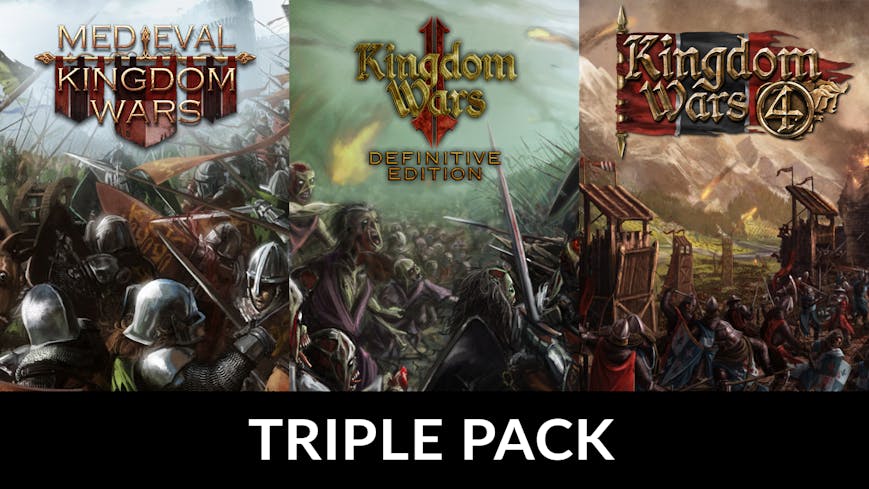 Product cover for Kingdom Wars Triple Pack