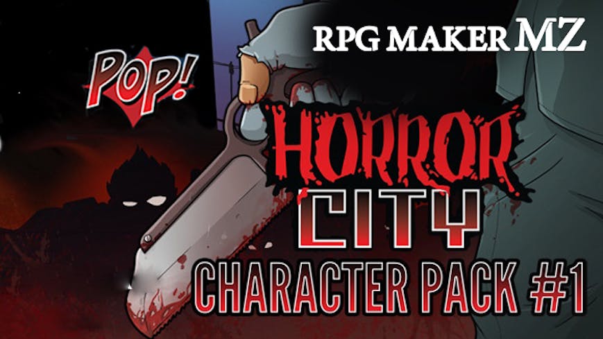 RPG Maker MZ - POP! Horror City Character Pack 1