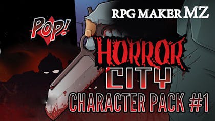 RPG Maker MZ - POP! Horror City Character Pack 1 - DLC