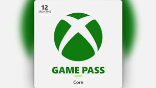Product cover for Xbox Game Pass Membership (UK) - Core - 12 Months