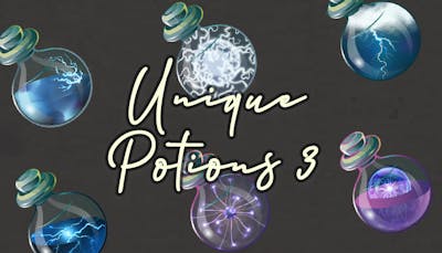 Unique Potions 3 - RPG Inventory Icons