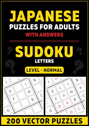 Sudoku Letters - (200 vector puzzles)