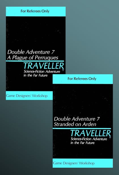 Double Adventure 7: A Plague of Perruques/Stranded on Arden